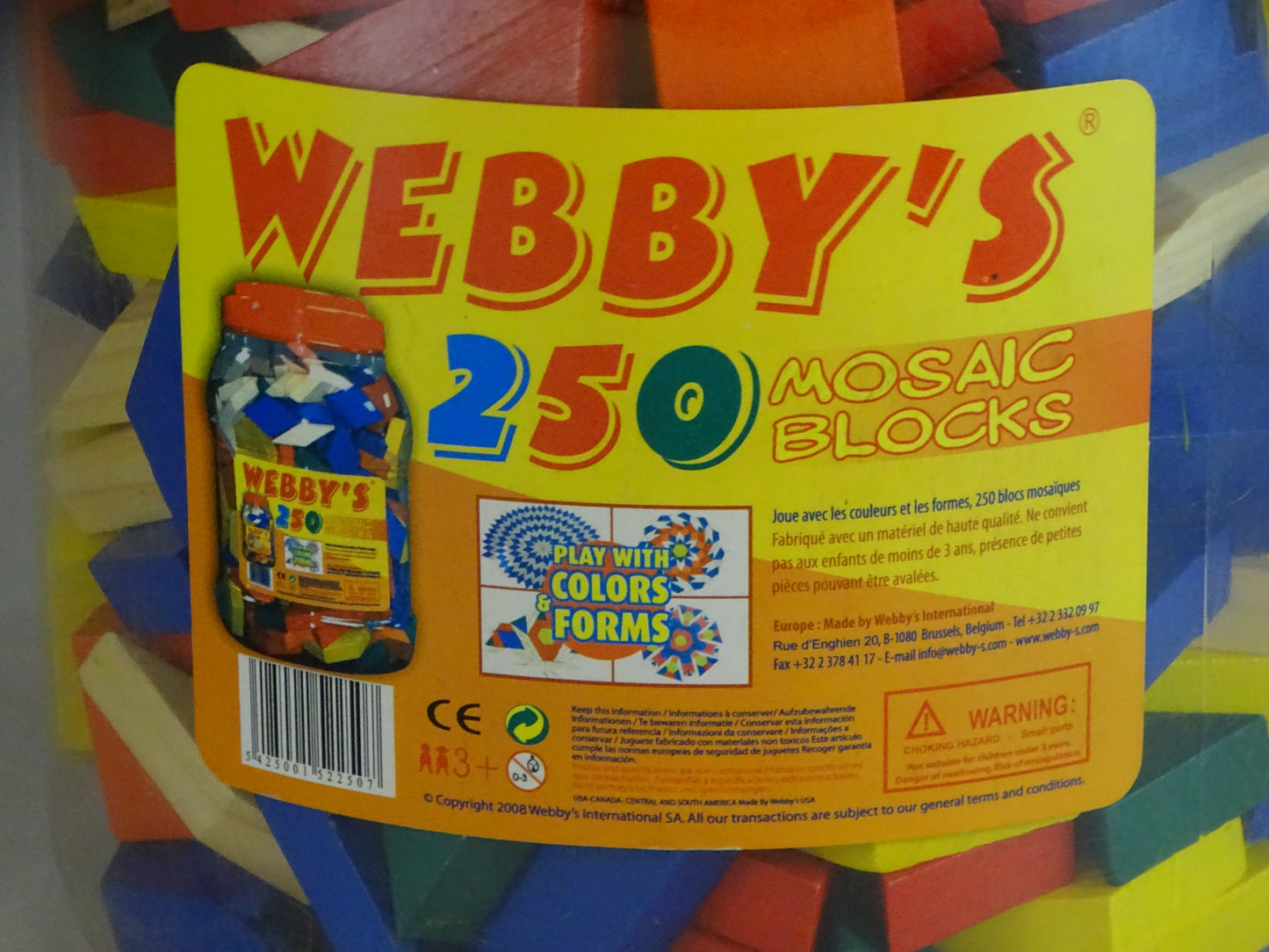 Mosaic Blocks d'occasion WEBBY’S - Dès 3 ans | Ref 11433