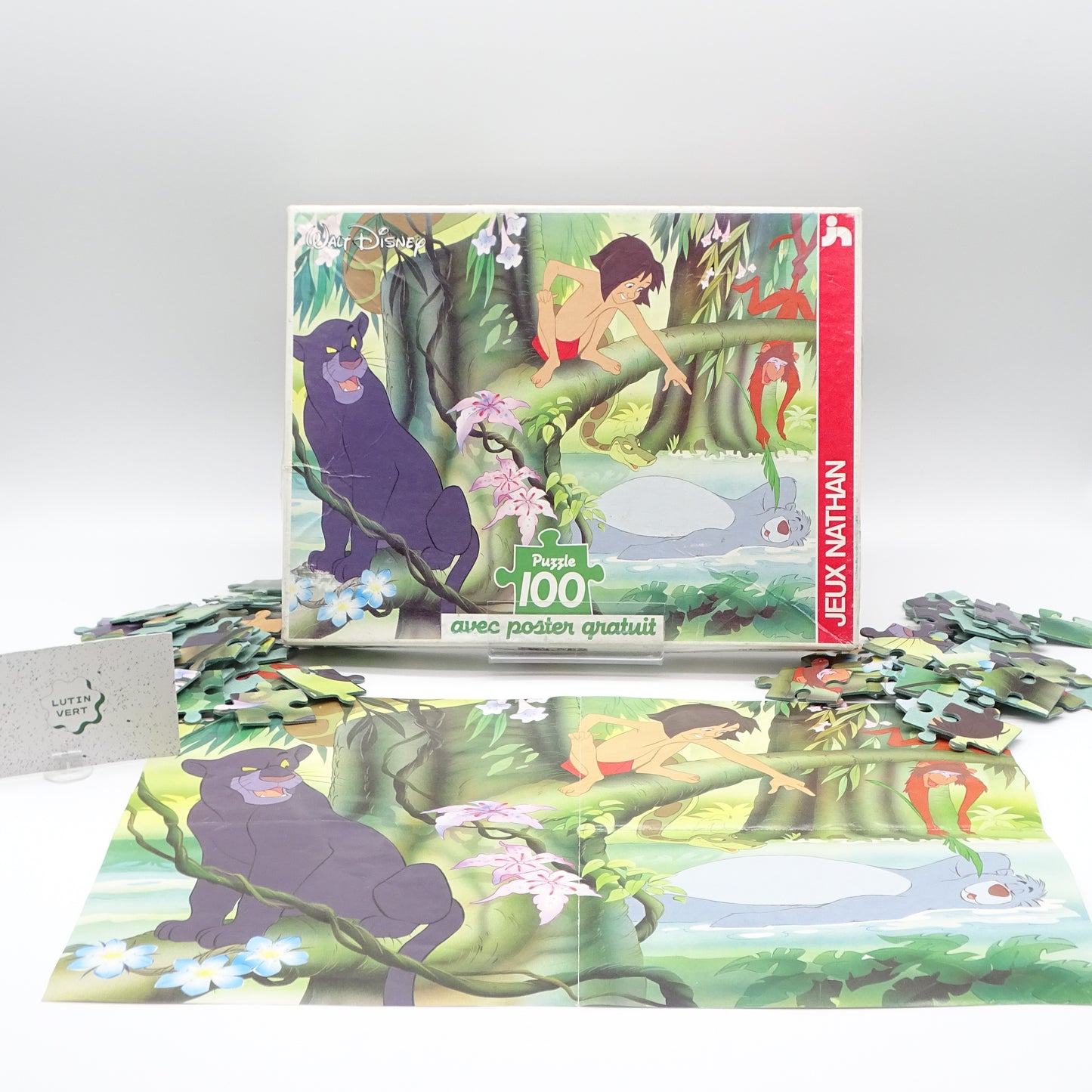Puzzle 100 pièces Le Livre de la Jungle NATHAN - Dès 6 ans | Ref 15234