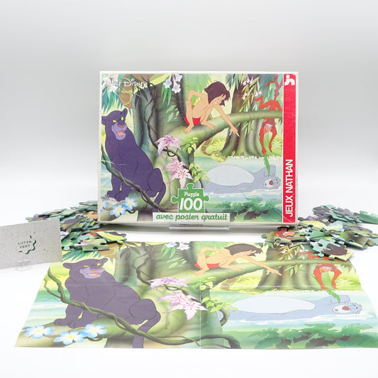 Puzzle 100 pièces Le Livre de la Jungle NATHAN - Dès 6 ans | Ref 15234