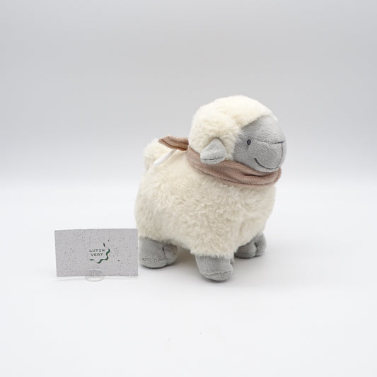 Peluche Mouton avec Bandana EDITIONS DOUCET - Dès 2 ans | Ref 15233