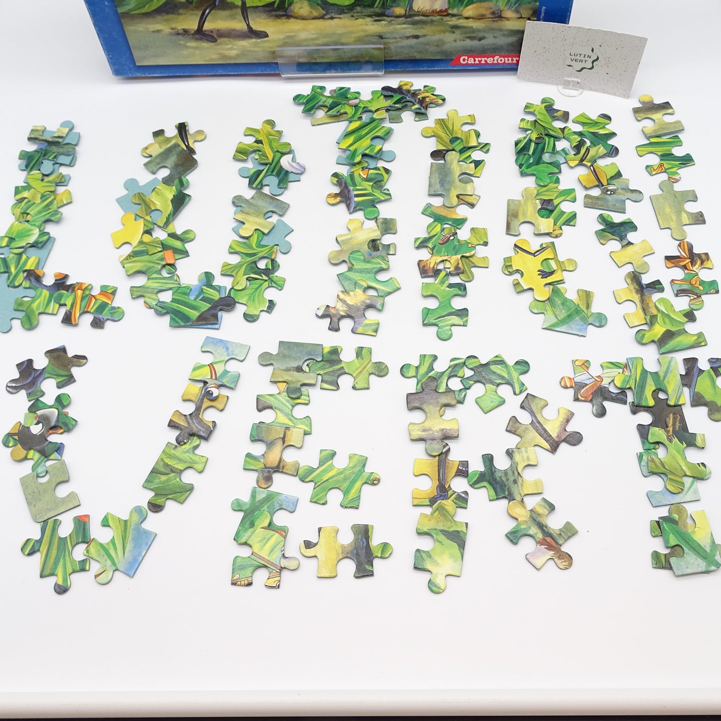 Puzzle 100 pièces La Cigale et la Fourmi CARREFOUR - Dès 6 ans | Ref 15237