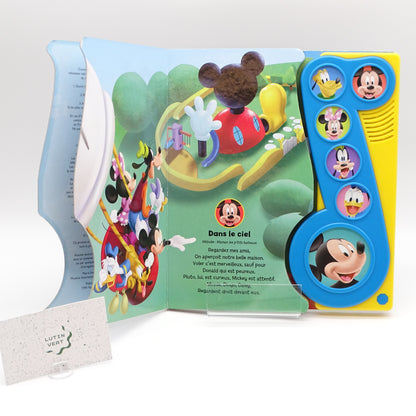 Livre « La maison de Mickey : On chante » DISNEY  - Dès 3 ans | Ref 15256