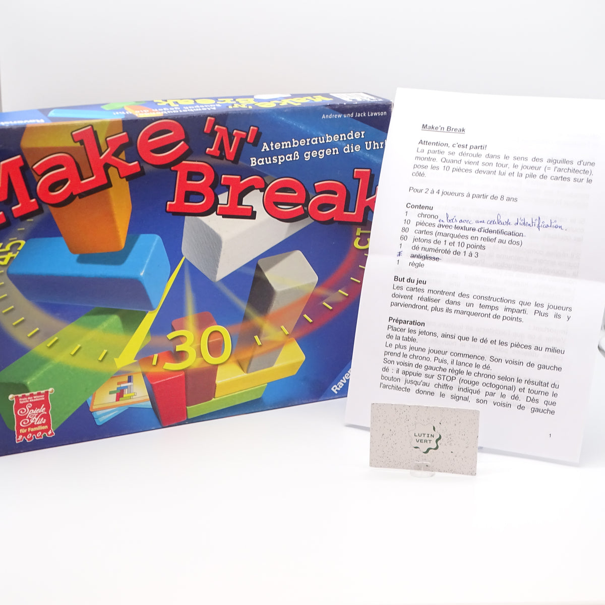 Make ‘N’ Break RAVENSBURGER - Dès 8 ans | Ref 15269