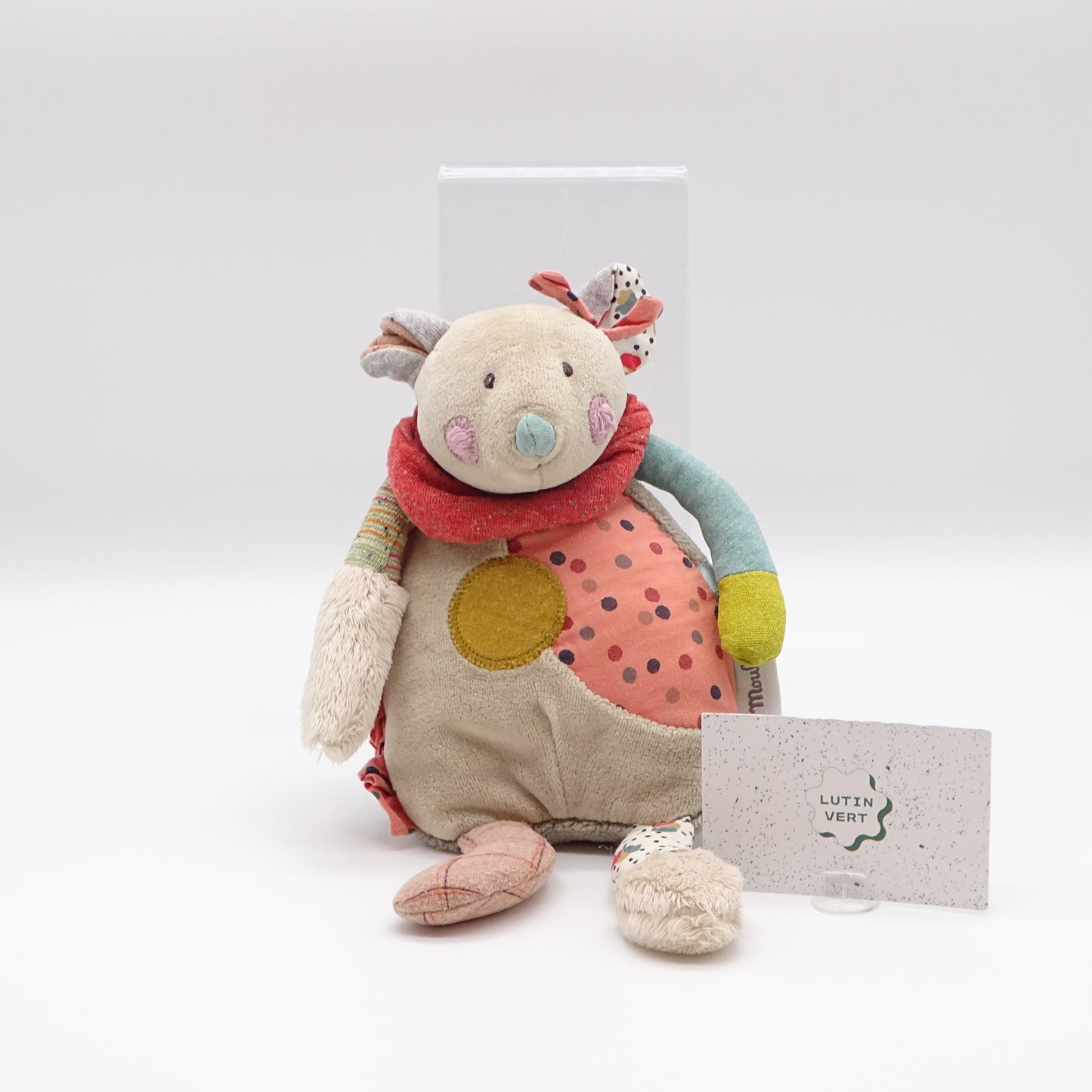 Peluche Souris Sensorielle MOULIN ROTY - Dès Naissance | Ref 15275
