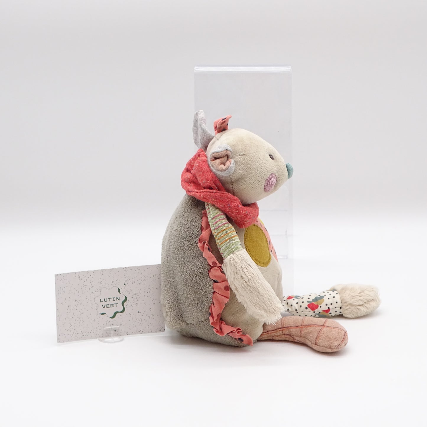 Peluche Souris Sensorielle MOULIN ROTY - Dès Naissance | Ref 15275