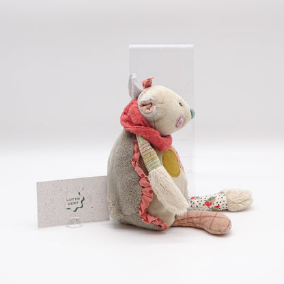 Peluche Souris Sensorielle MOULIN ROTY - Dès Naissance | Ref 15275