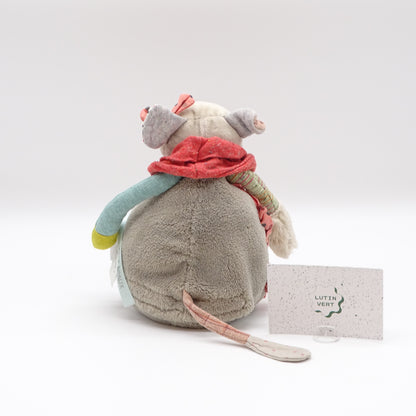Peluche Souris Sensorielle MOULIN ROTY - Dès Naissance | Ref 15275