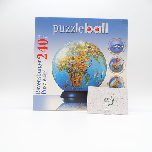 Puzzle ball 240 pièces Globe Terrestre RAVENSBURGER - Dès 7 ans | Ref 15307