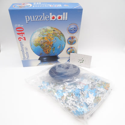 Puzzle ball 240 pièces Globe Terrestre RAVENSBURGER - Dès 7 ans | Ref 15307