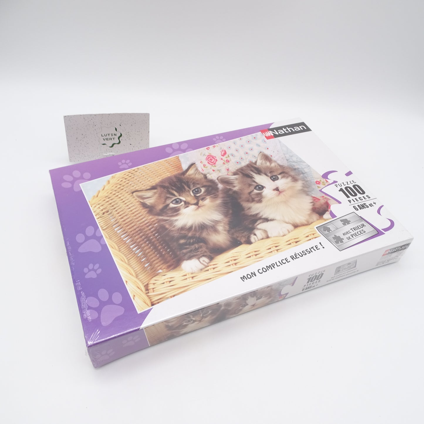 Puzzle 100 pièces Chatons NATHAN - Dès 6 ans | Ref 15304