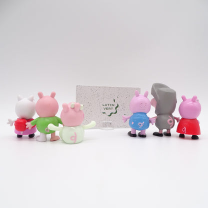 Lot de 6 figurines Peppa Pig PEPPA PIG - Dès 3 ans | Ref 15302