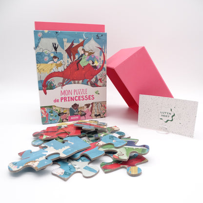 Mon Puzzle de Princesse 54 pièces  AUZOU - Dès 4 ans | Ref 15306