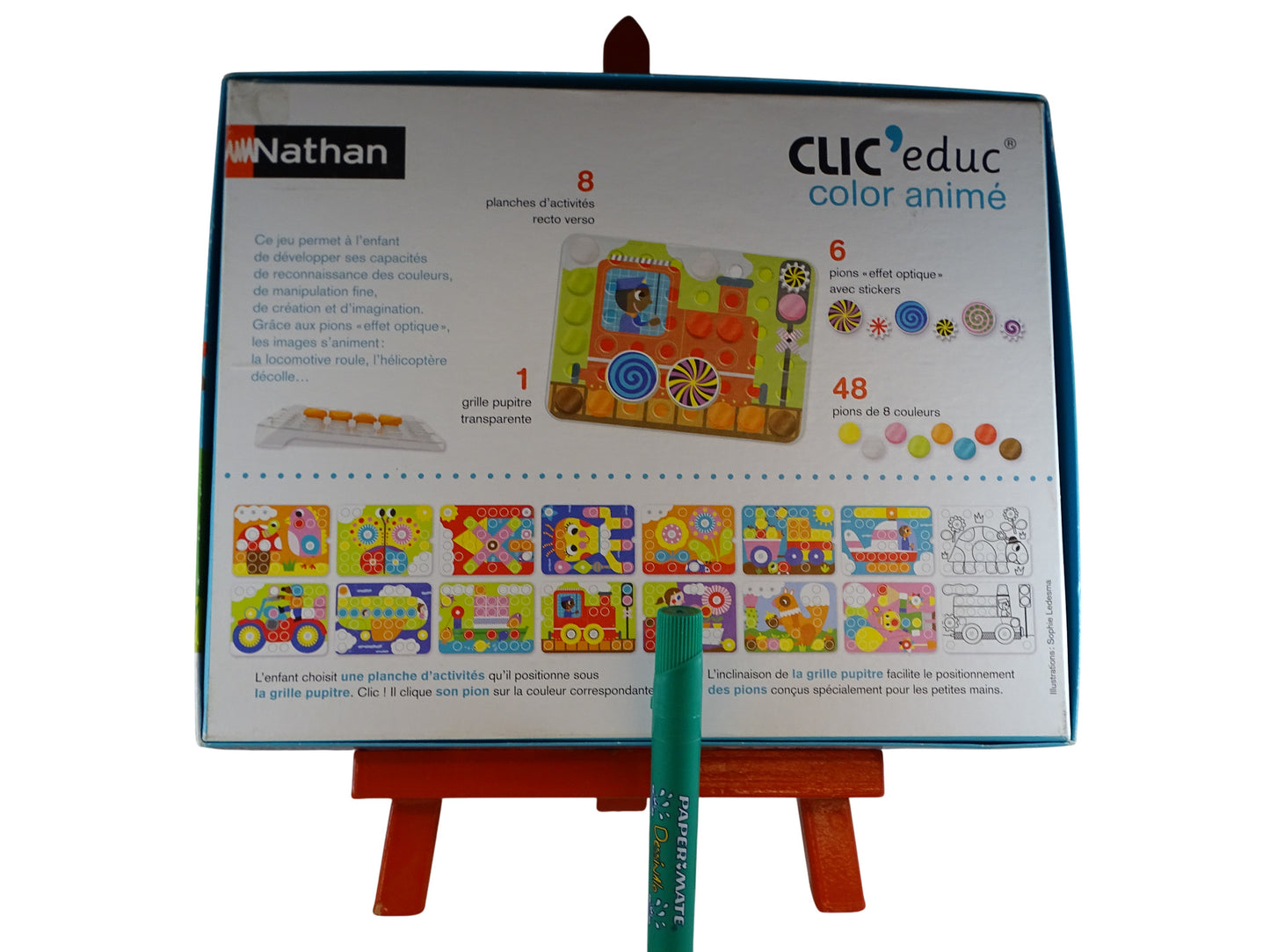 CLIC’ educ color animé d'occasion NATHAN - Dès 2 ans | Ref 11497