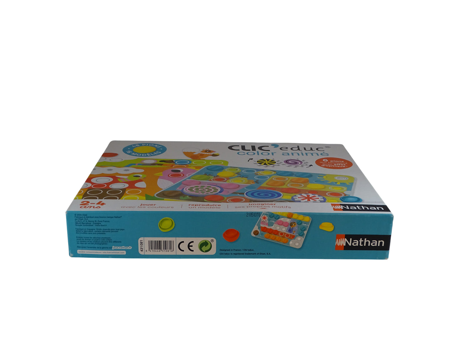 CLIC’ educ color animé d'occasion NATHAN - Dès 2 ans | Ref 11497