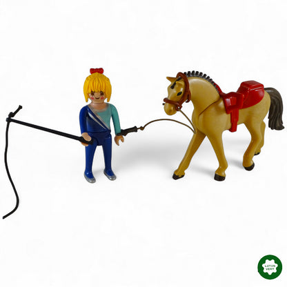 Cheval voltige et cavalière 6933 d'occasion PLAYMOBIL - Dès 4 ans | Ref 11527