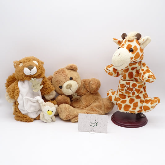 Lot 3 Marionnettes  HISTOIRE D’OURS - Dès Naissance | Ref 15327