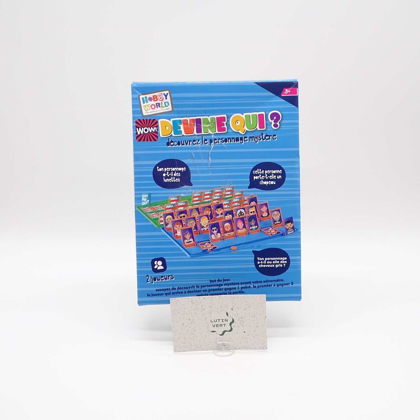 Devine Qui ? HOBBY WORLD - Dès 3 ans | Ref 15342