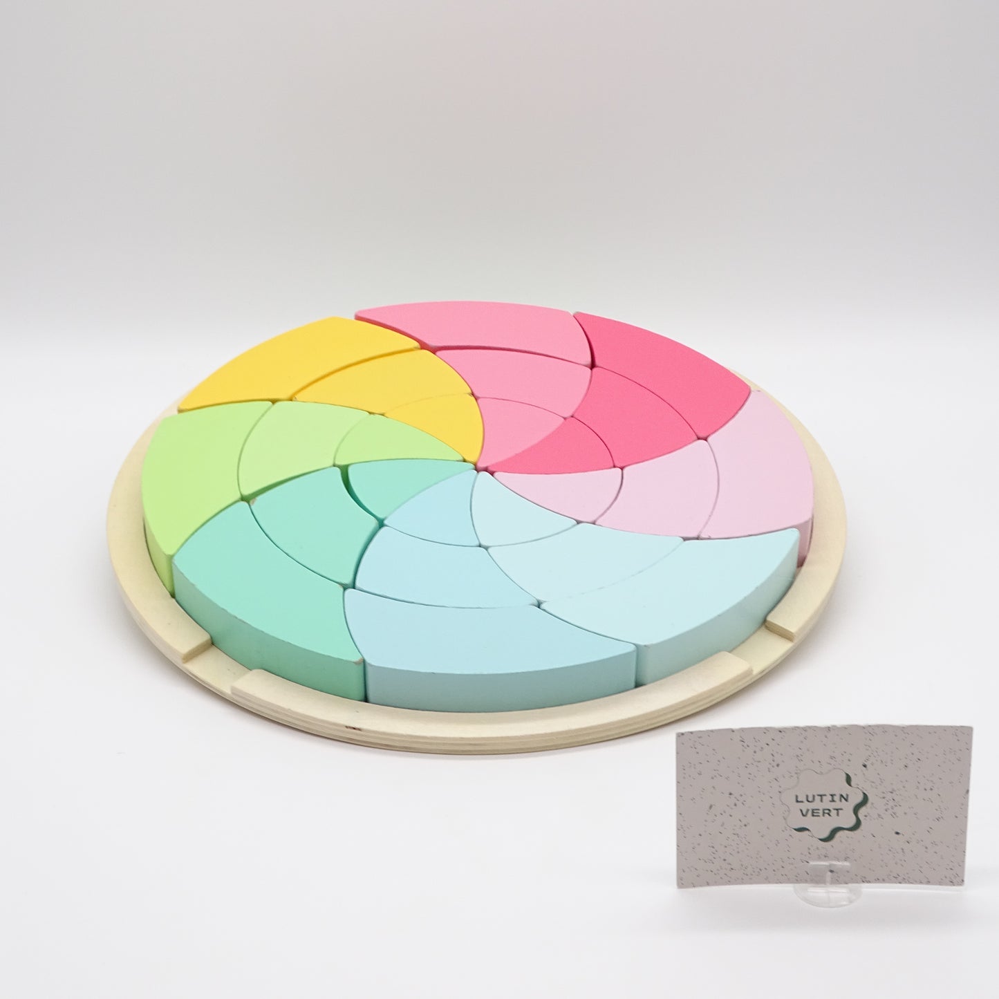 Cercle chromatique en Bois MONTESSORI - Dès 1 an | Ref 15345
