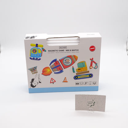 Magnetic Game- Mix & Match ALE-HOP - Dès 3 ans | Ref 15346