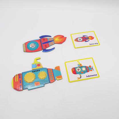 Magnetic Game- Mix & Match ALE-HOP - Dès 3 ans | Ref 15346