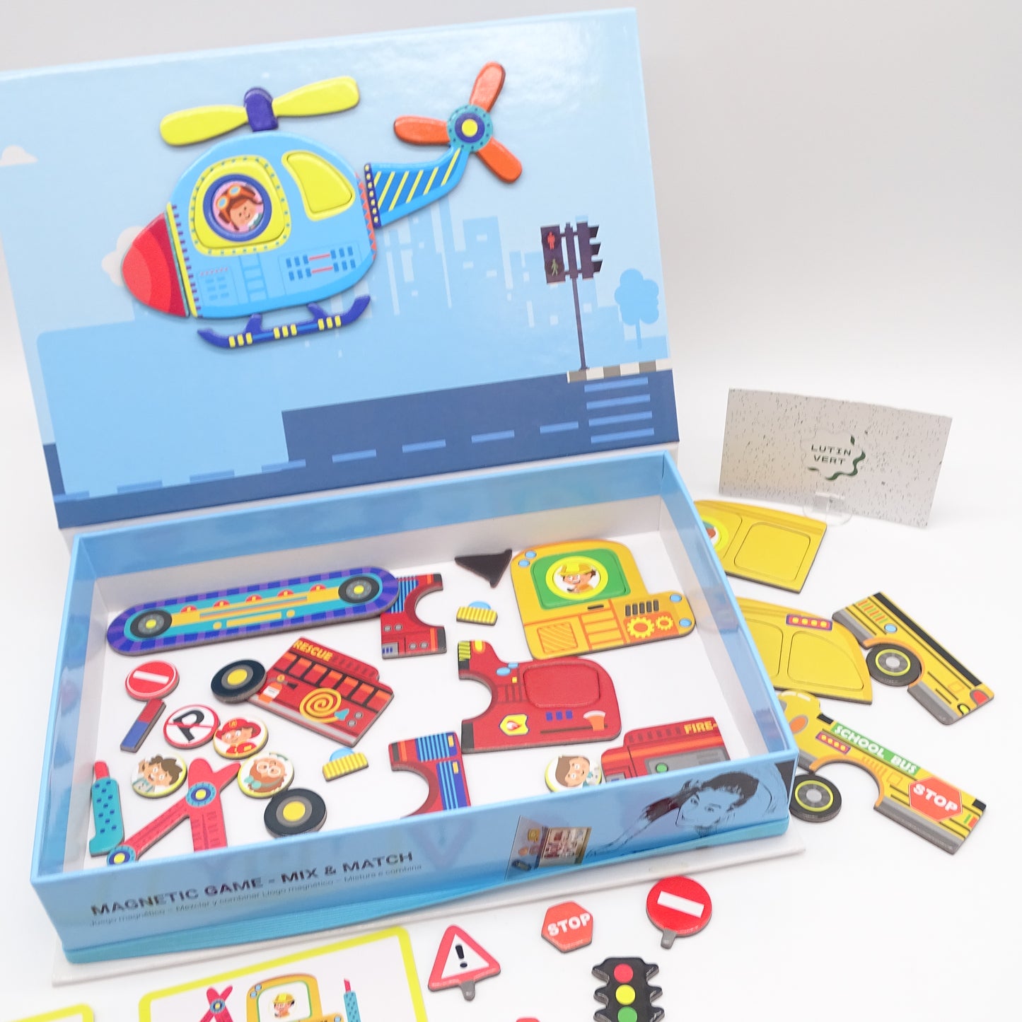 Magnetic Game- Mix & Match ALE-HOP - Dès 3 ans | Ref 15346