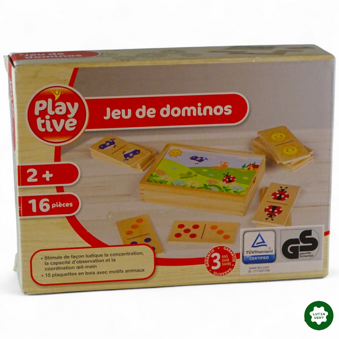 Jeu de dominos d'occasion PLAYTIVE  - Dès 2 ans | Ref 11556
