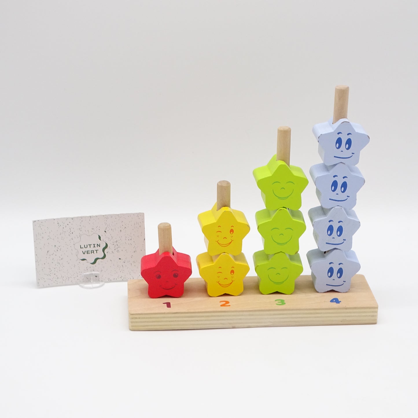 Jeu d’empilement Star Stacker PLAYTIVE  - Dès 1 an | Ref 15361