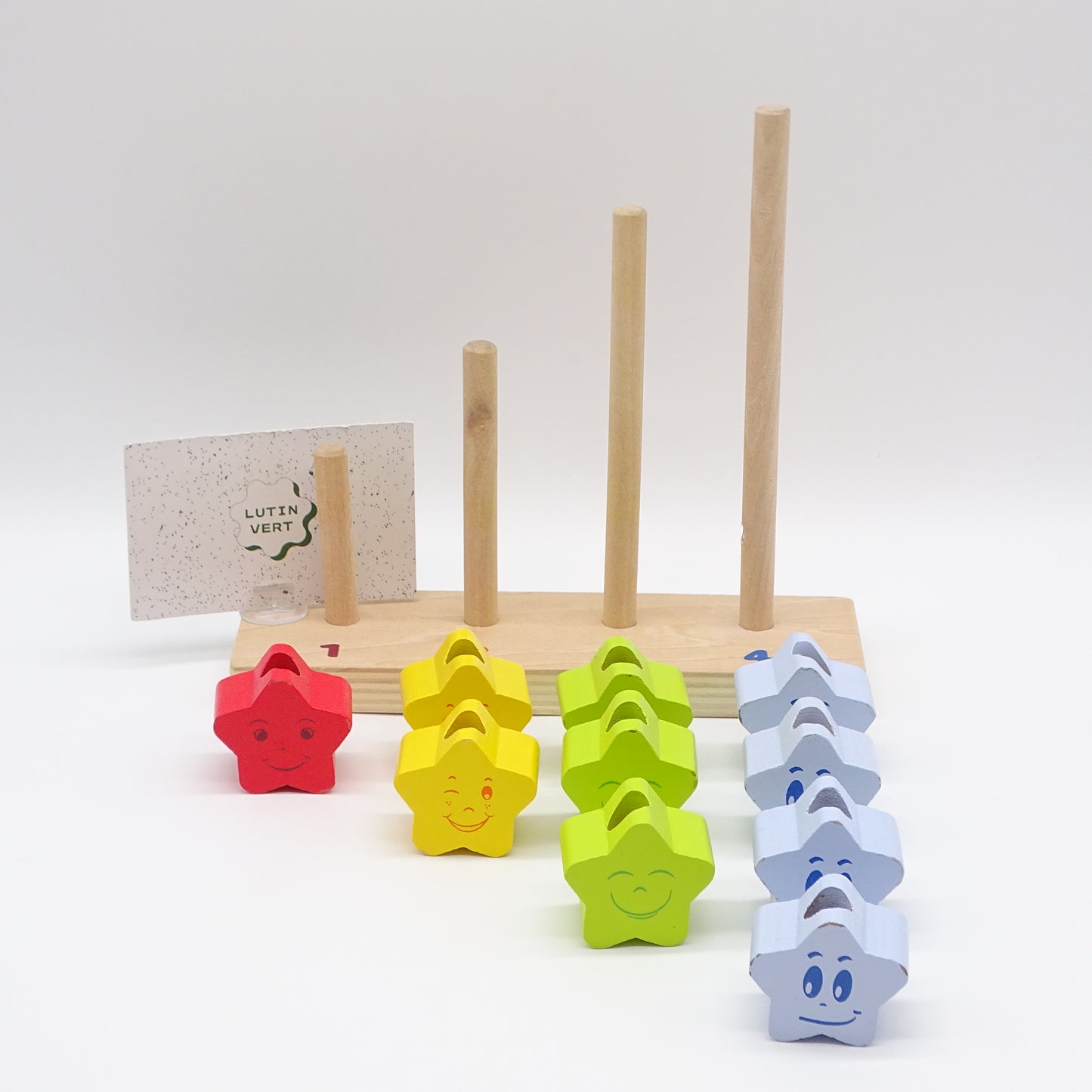 Jeu d’empilement Star Stacker PLAYTIVE  - Dès 1 an | Ref 15361