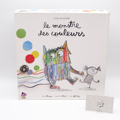 Le Monstre des Couleurs, le Jeu de société PURPLE BRAIN - Dès 3 ans | Ref 15367
