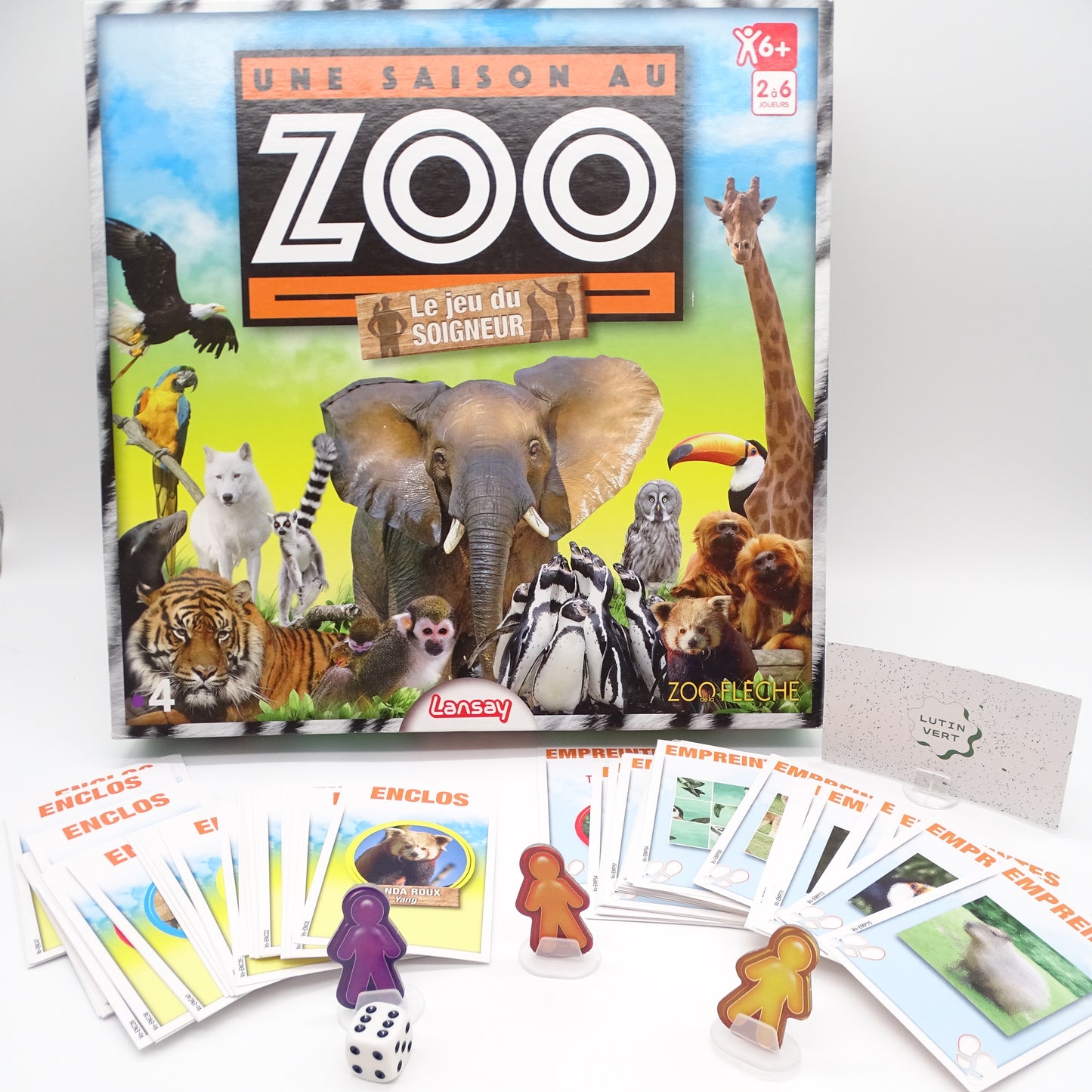 Une Saison Au Zoo, le jeu du soigneur LANSAY - Dès 6 ans |Ref 15388