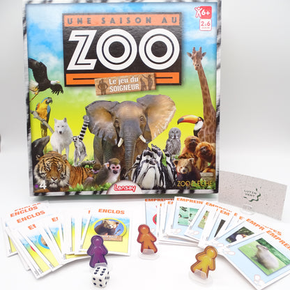 Une Saison Au Zoo, le jeu du soigneur LANSAY - Dès 6 ans |Ref 15388