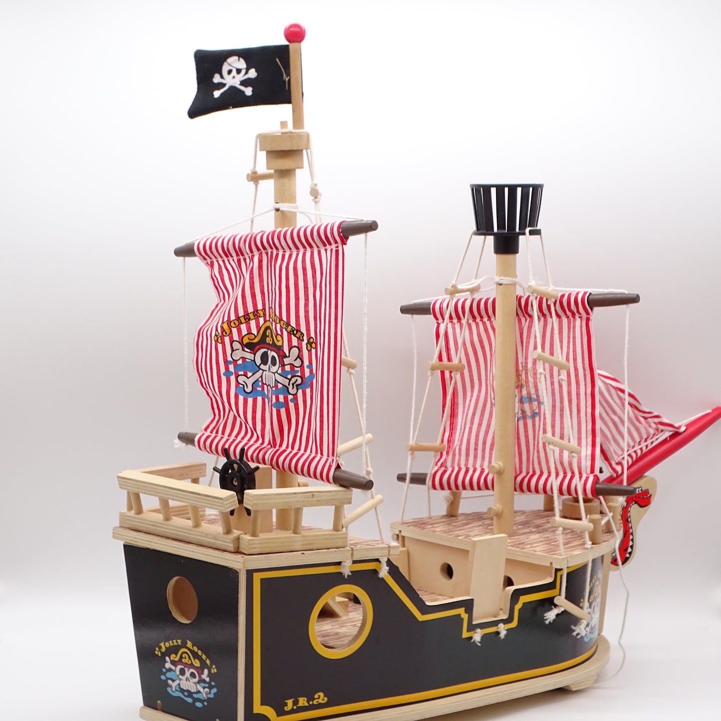 Bateau Pirate en Bois  SANS MARQUE - Dès 4 ans | Ref 15392