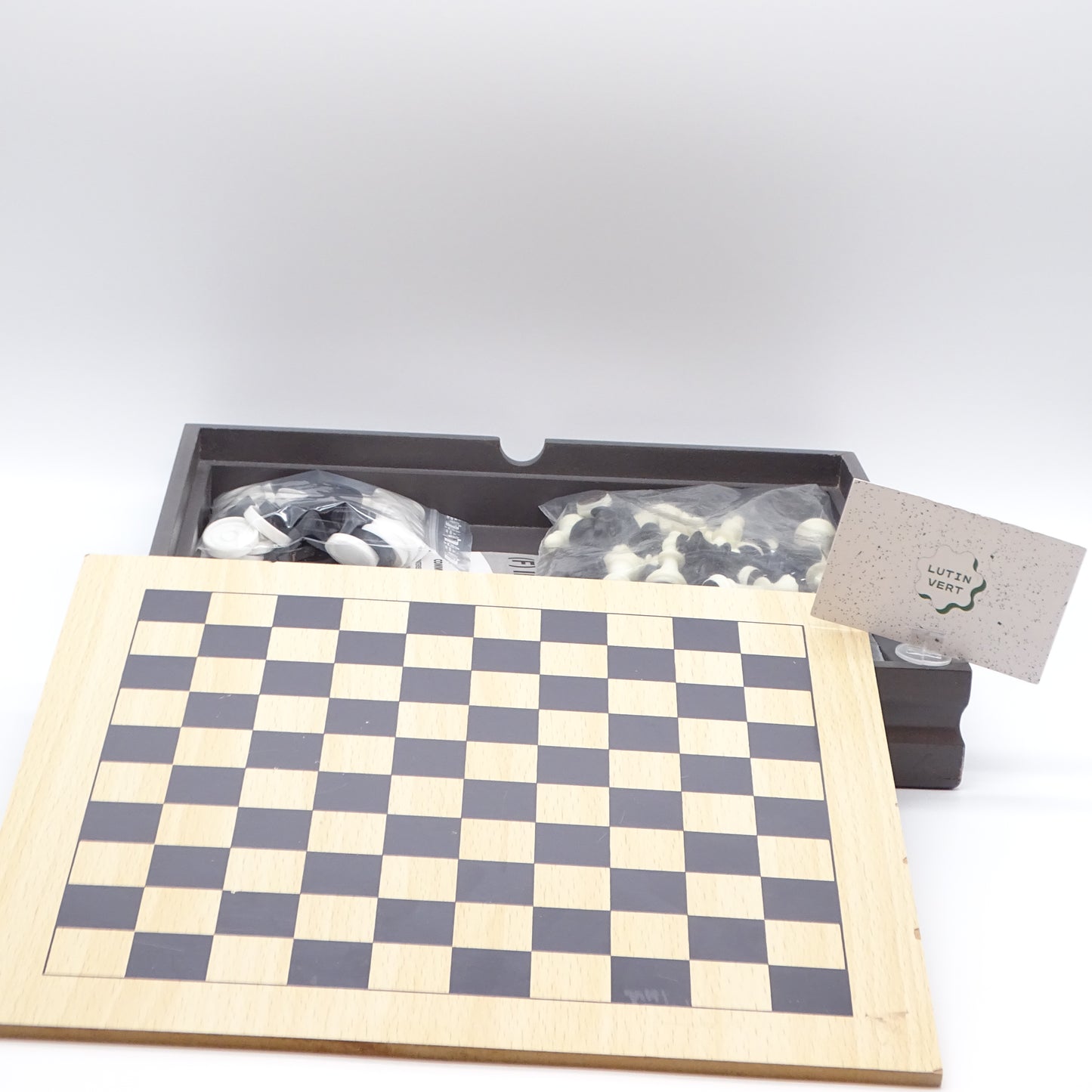 Dames, Echecs, Backgammon  RIK & ROK - Dès 6 ans | Ref 15397