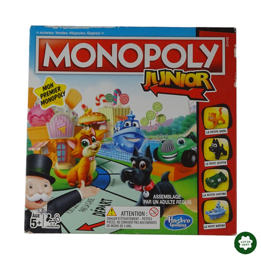 Mon premier Monopoly Junior d'occasion HASBRO - Dès 5 ans | Lutin Vert