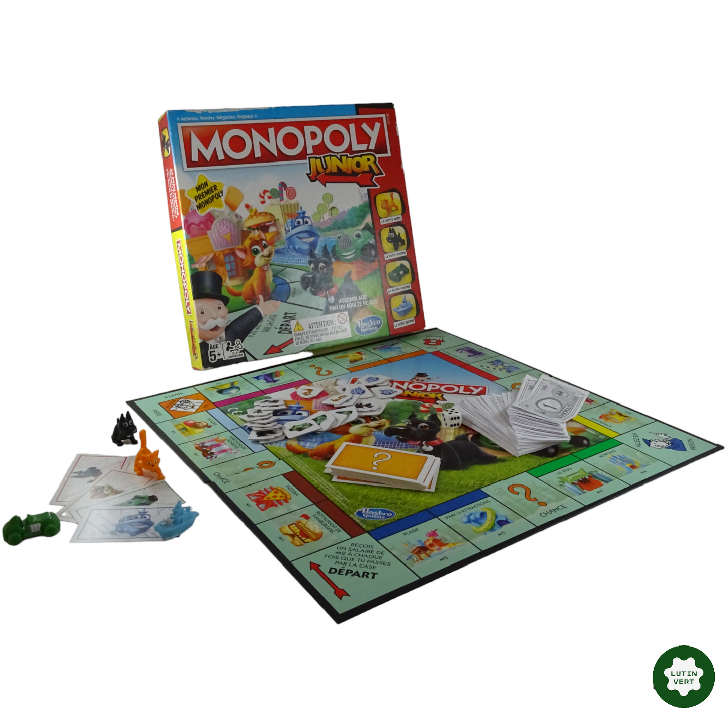 Mon premier Monopoly Junior d'occasion HASBRO - Dès 5 ans | Lutin Vert