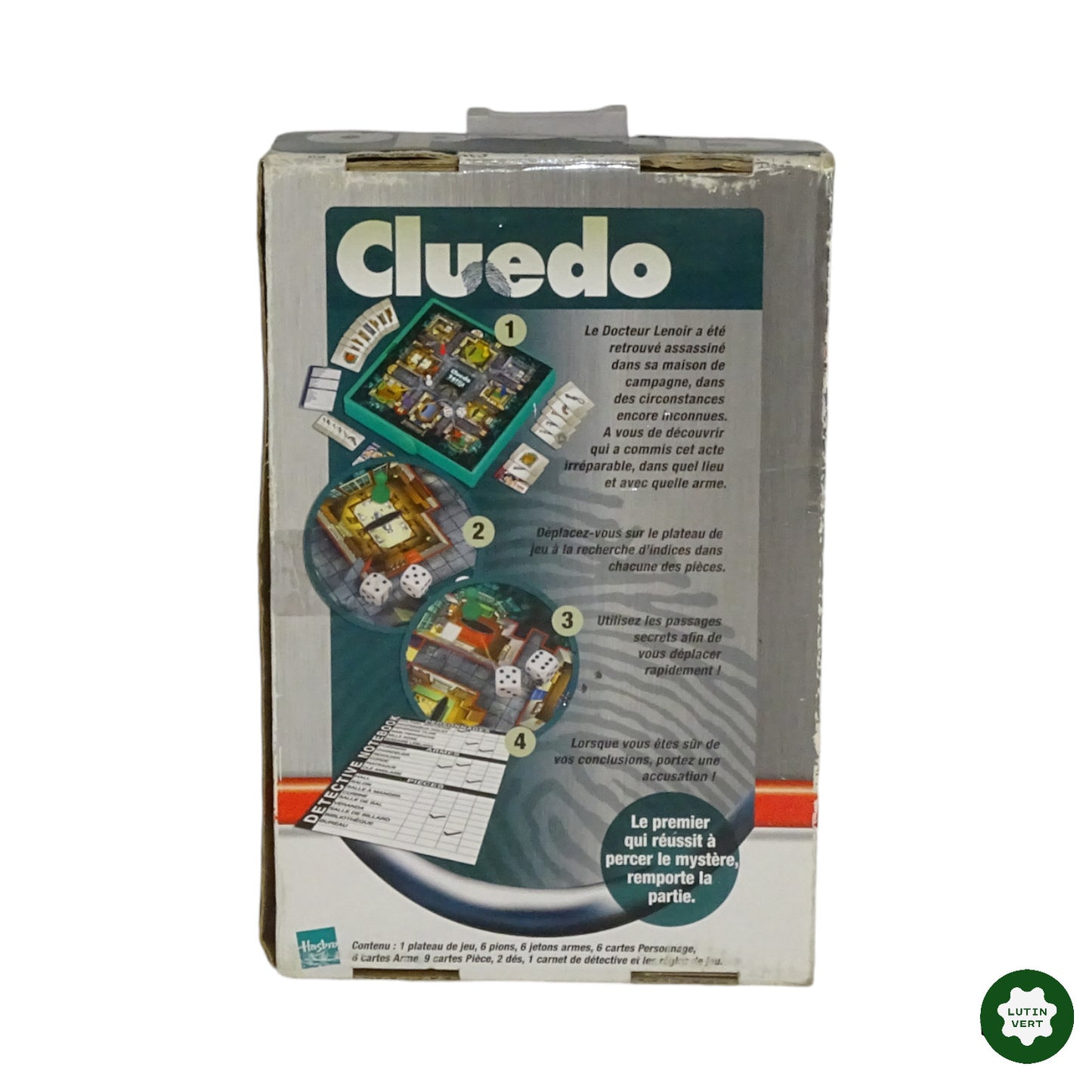 Cluedo de poche d'occasion HASBRO - Dès 8 ans | Ref 7091