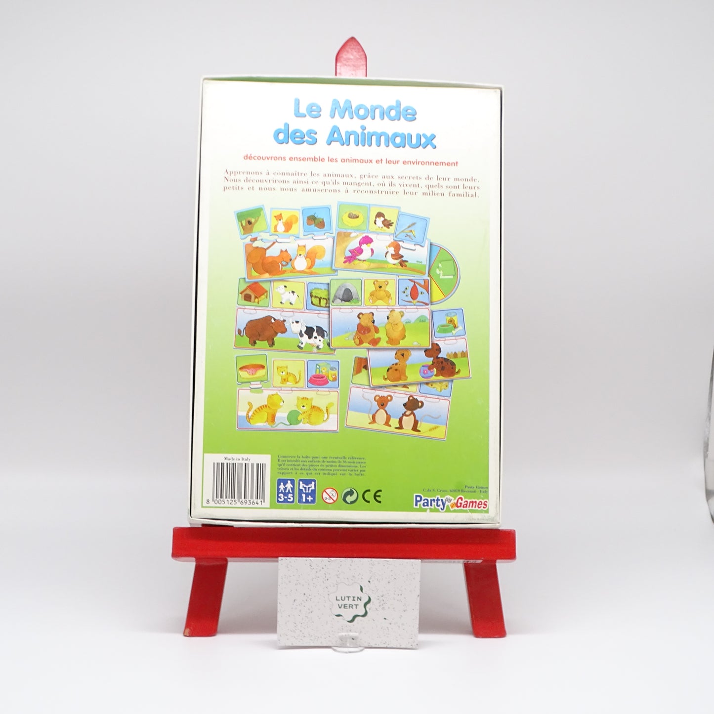 Comptons les petits animaux PARTY GAMES - Dès 3 ans | Ref 15419