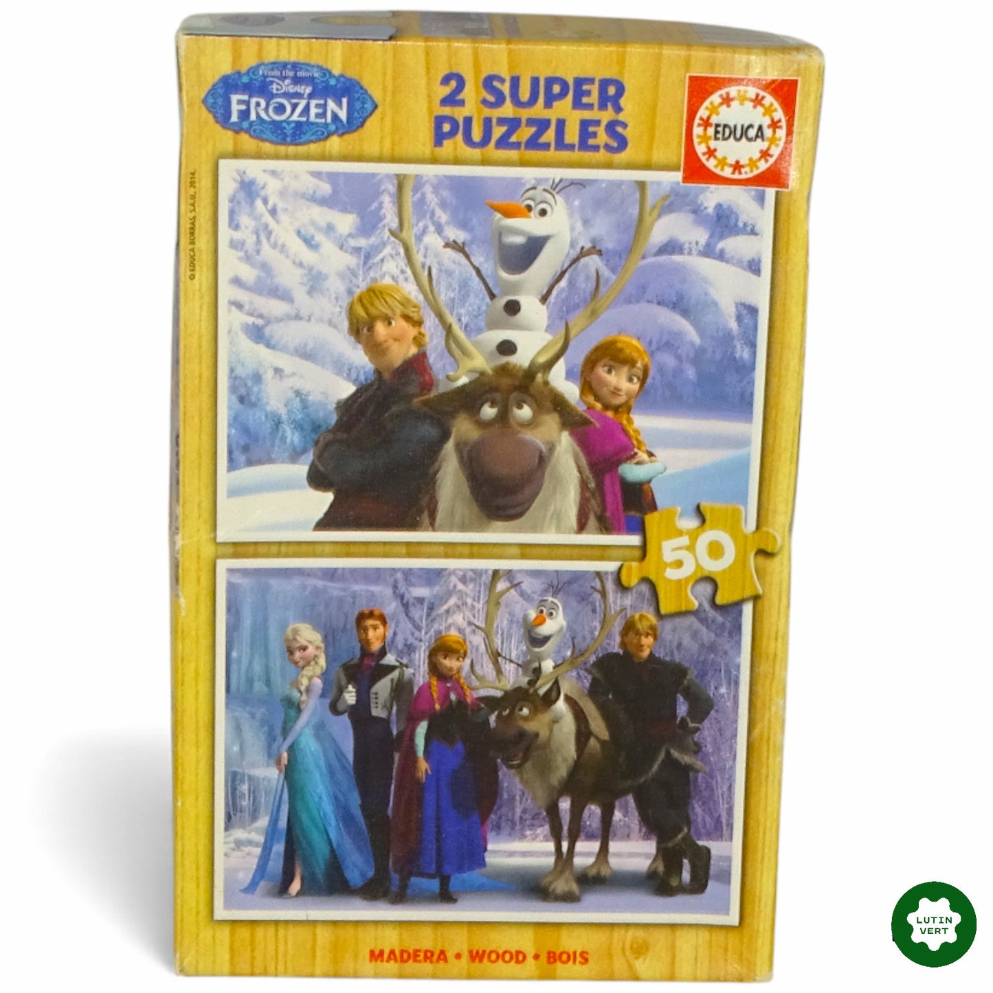 2 Puzzle bois « Frozen » d'occasion EDUCA - Dès 5 ans | Ref 11684