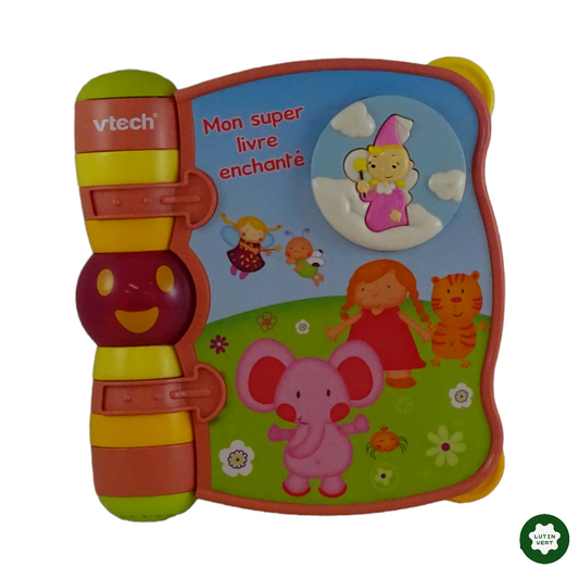 Mon super livre enchanté d'occasion VTECH - Dès 9 mois | Lutin Vert