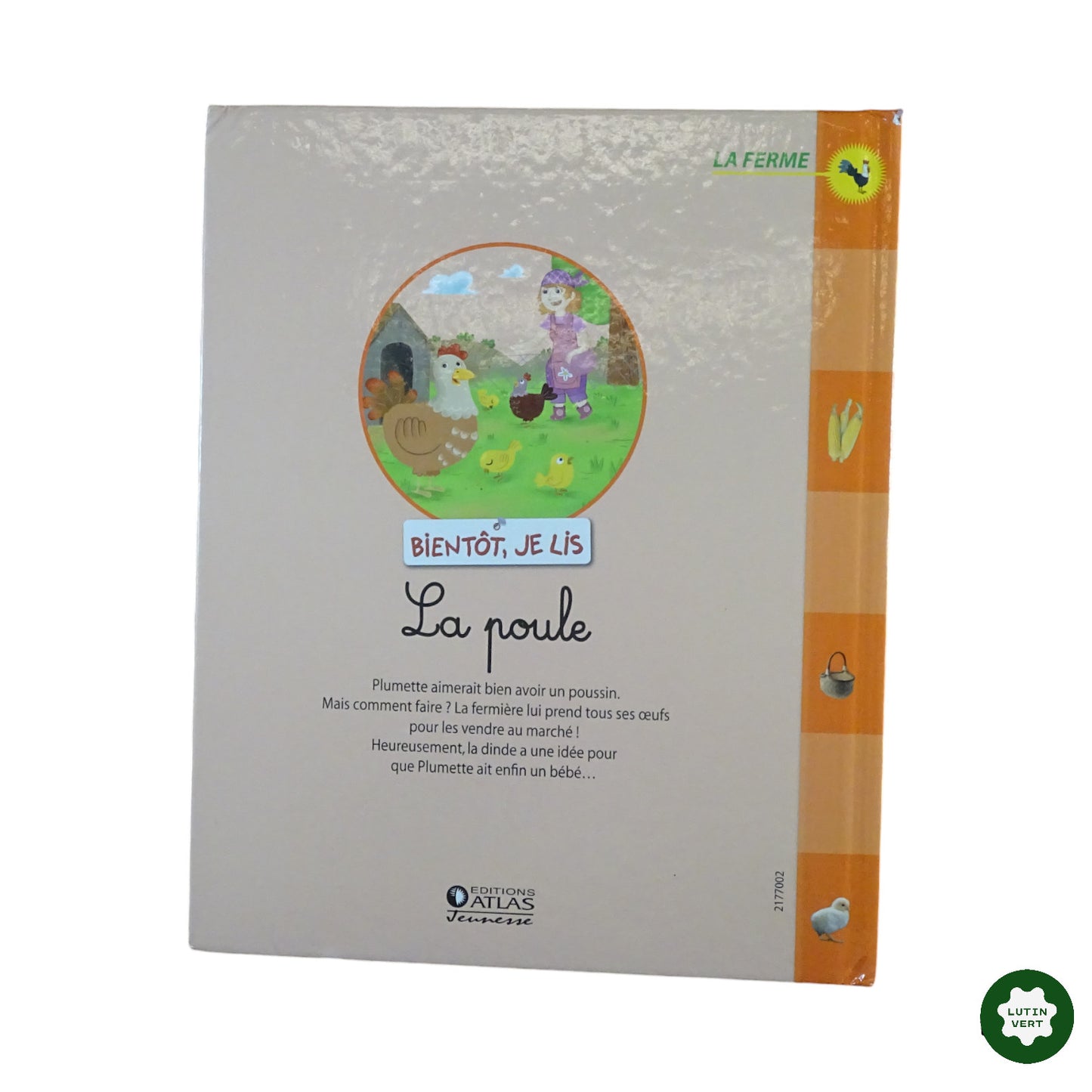 Bientôt, je lis avec Marlène Jobert « La Poule » d'occasion ATLAS - Dès 2 ans | Ref 7554