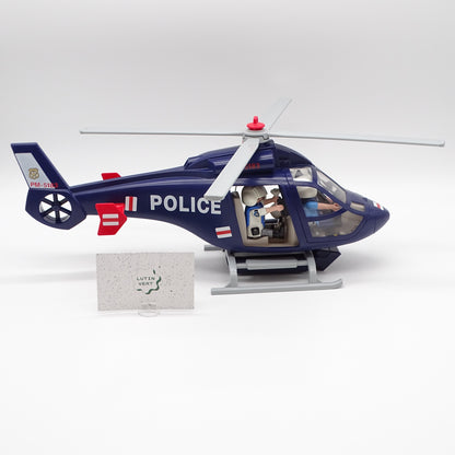Lot Hélicoptère Police PLAYMOBIL - Dès 5 ans | Ref 15434
