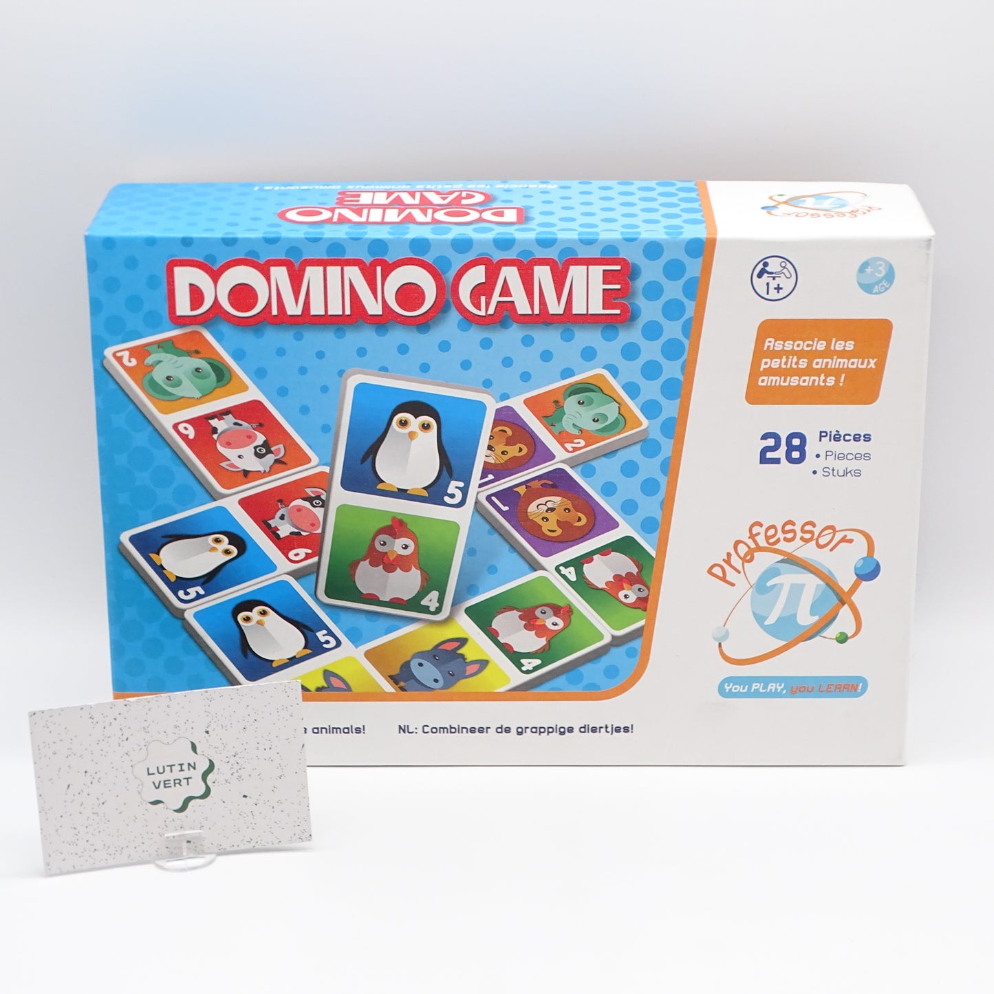 Domino Game  PROFESSOR Π - Dès 3 ans | Ref 15441