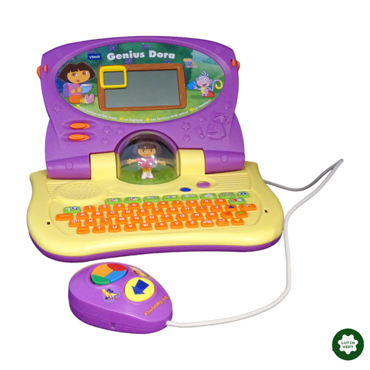 Ordinateur Genius Dora d'occasion VTECH - Dès 3 ans | Lutin Vert