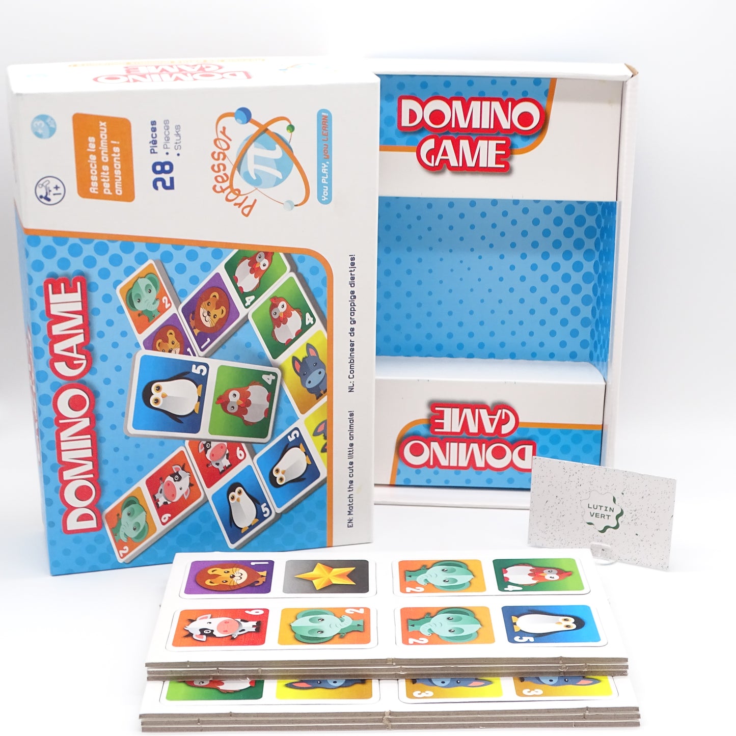 Domino Game  PROFESSOR Π - Dès 3 ans | Ref 15441