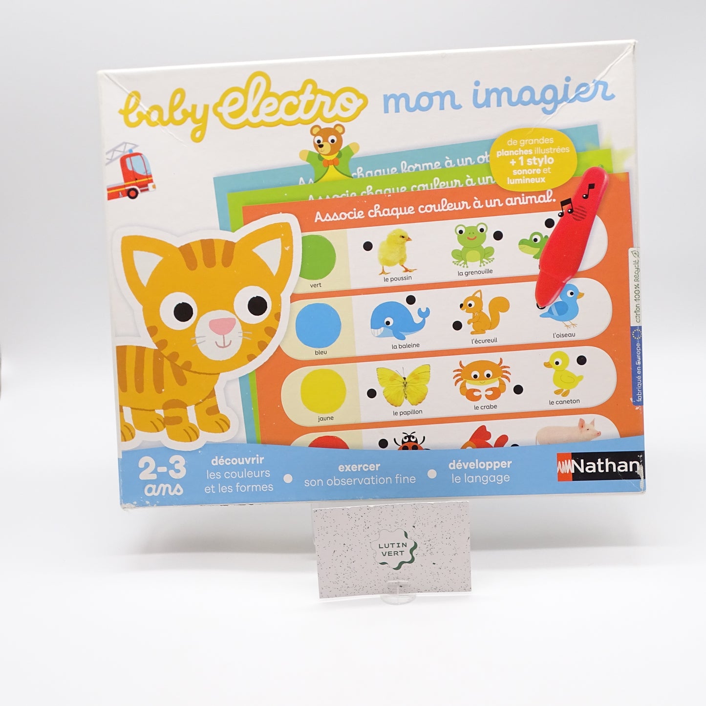 Baby electro mon imagier NATHAN - Dès 2 ans | Ref 15447