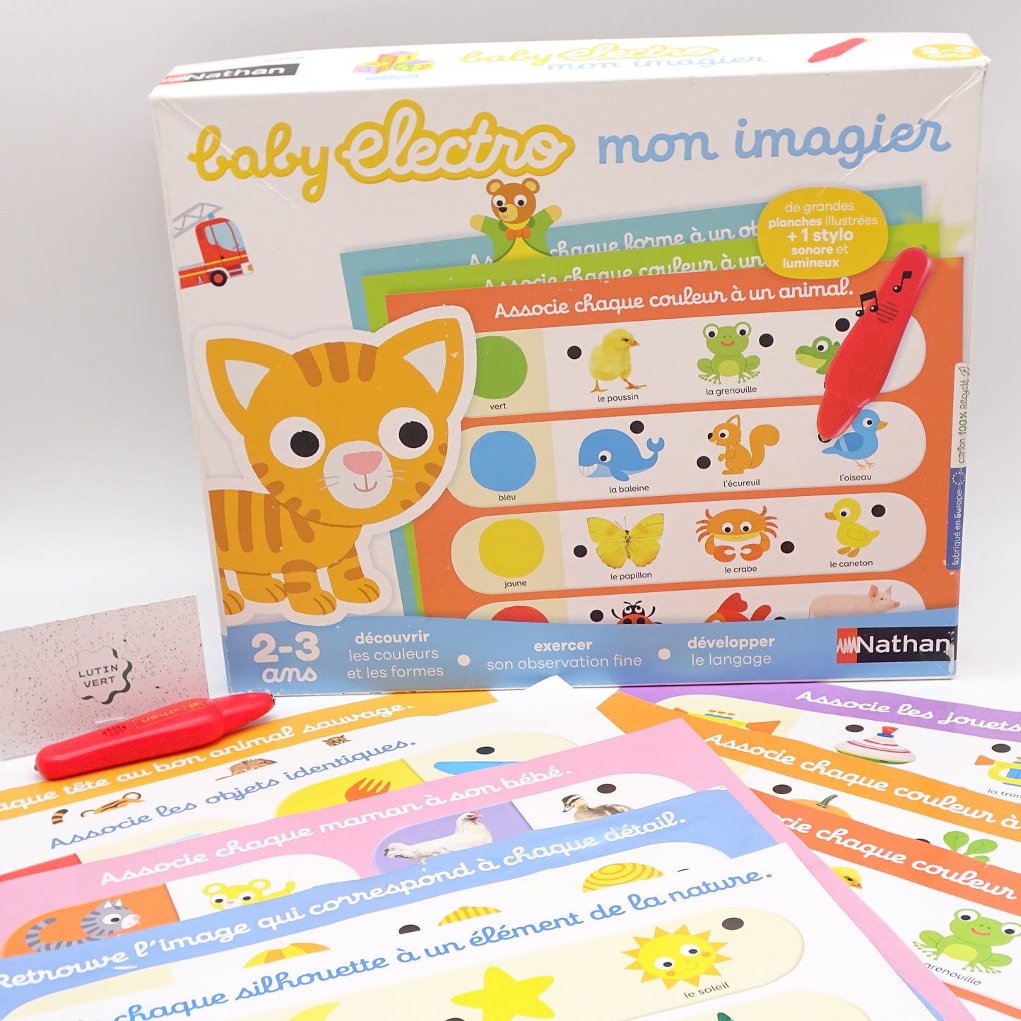 Baby electro mon imagier NATHAN - Dès 2 ans | Ref 15447