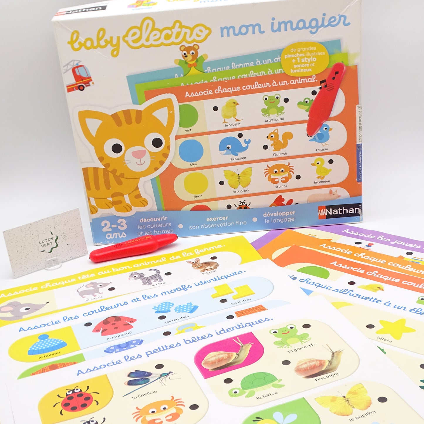 Baby electro mon imagier NATHAN - Dès 2 ans | Ref 15447