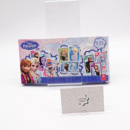 3 Jeux Reines des neiges Disney CARTA MUNDI - Dès 4 ans | Ref 15444
