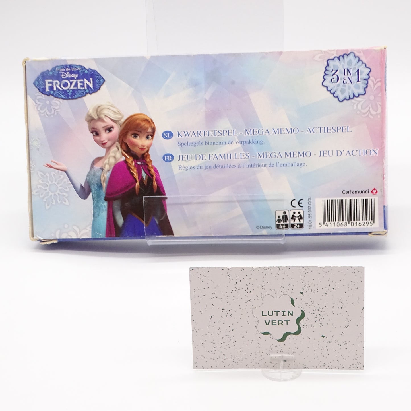 3 Jeux Reines des neiges Disney CARTA MUNDI - Dès 4 ans | Ref 15444