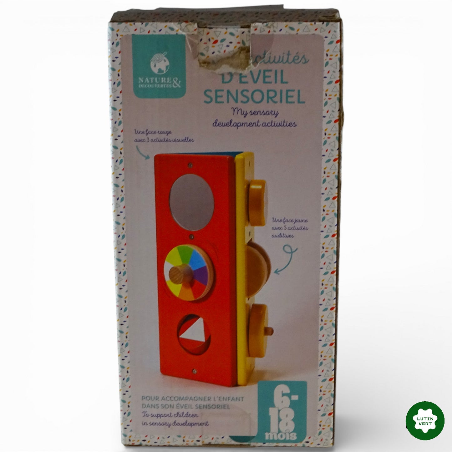 Tour pédagogique « Mes activités d’éveil sensoriel » d'occasion NATURE DÉCOUVERTES - Dès 6 mois | Ref 12470